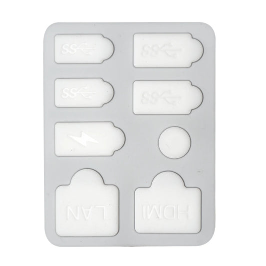 Dust Plug & Protective Cover Kit for PS5/PS5 Slim – Anti-Dust Silicone Set